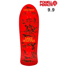 POWELL PERALTA パウエルペラルタ スケートボード デッキ オールドシェイプ LTD LANCE MOUNTAIN #15 限定品(RED-ONESIZE)