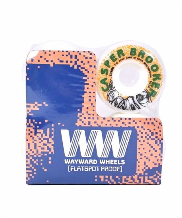 スケートボード ウィール WAYWARD WHEELS ウェイワード ウィール OSWW2202453 Wayward Casper Brooker シグネチャーモデル HH I2