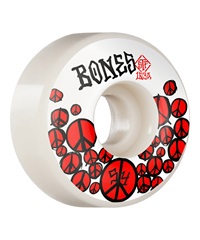 スケートボード ウィール BONES ボーンズ 33221189 STF PEACE V1 103A 54MM KK I12