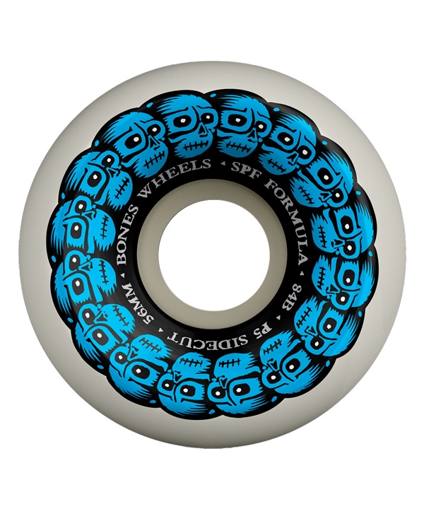 スケートボード ウィール BONES ボーンズ 33221407 SPF CIRCLE SKULLS 84B 56MM KK I12