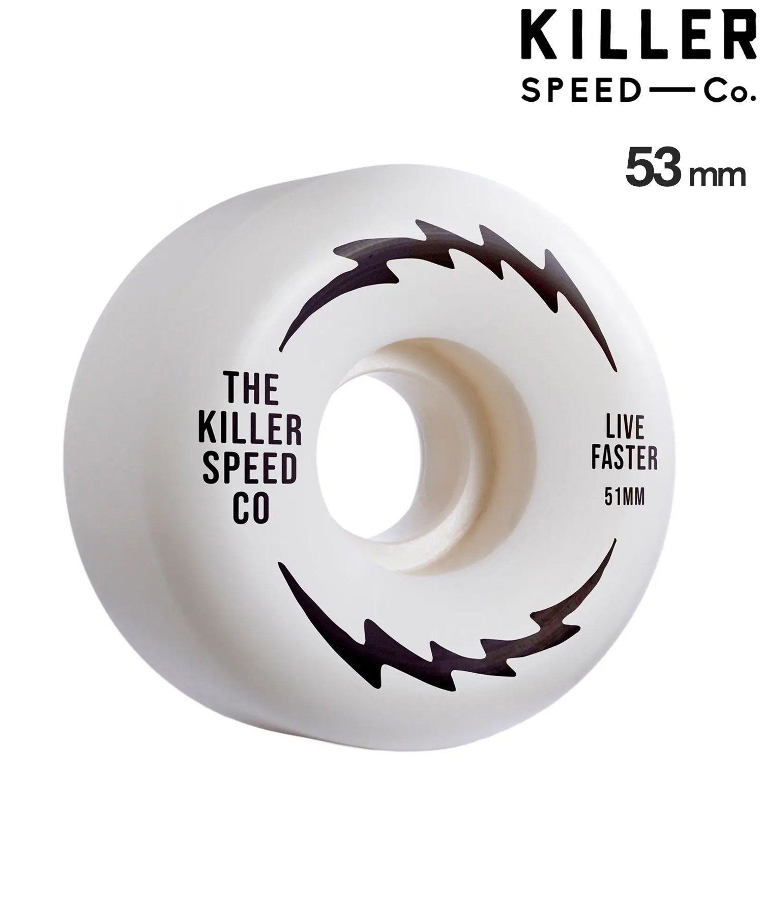 スケートボード ウィール Killer Speed Co. キラー スピード KILLER WIDE 53mm 101A KK I23(NA-ONESIZE)