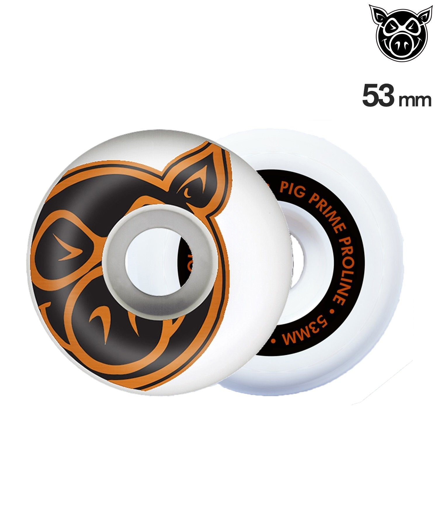スケートボード ウィール PIG ピグ PRIME PROLINE WHEELS W869-53 53mm 101A KK J5(ONECOLOR-ONESIZE)