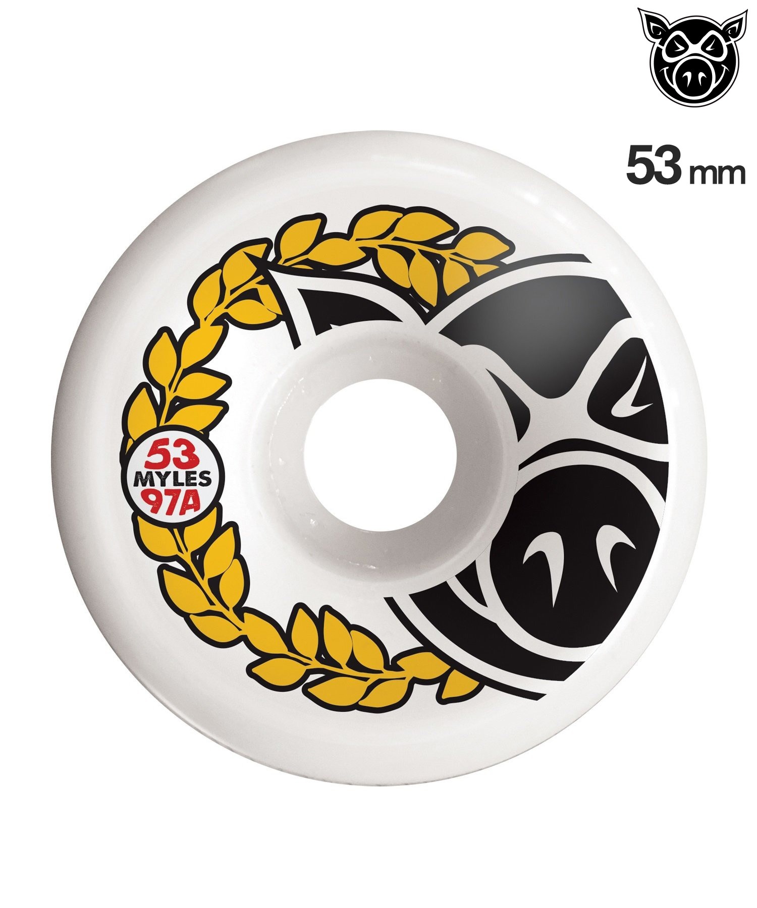スケートボード ウィール PIG ピグ MYLES B MORE WHEELS W872-53 53mm 97A KK J5(ONECOLOR-ONESIZE)