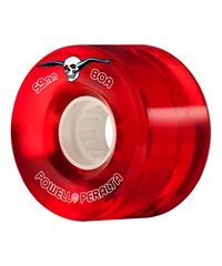 スケートボード ウィール POWELL PERALTA パウエルペラルタ 33211309 CLEAR CRUISER 80A RED59 KK I12