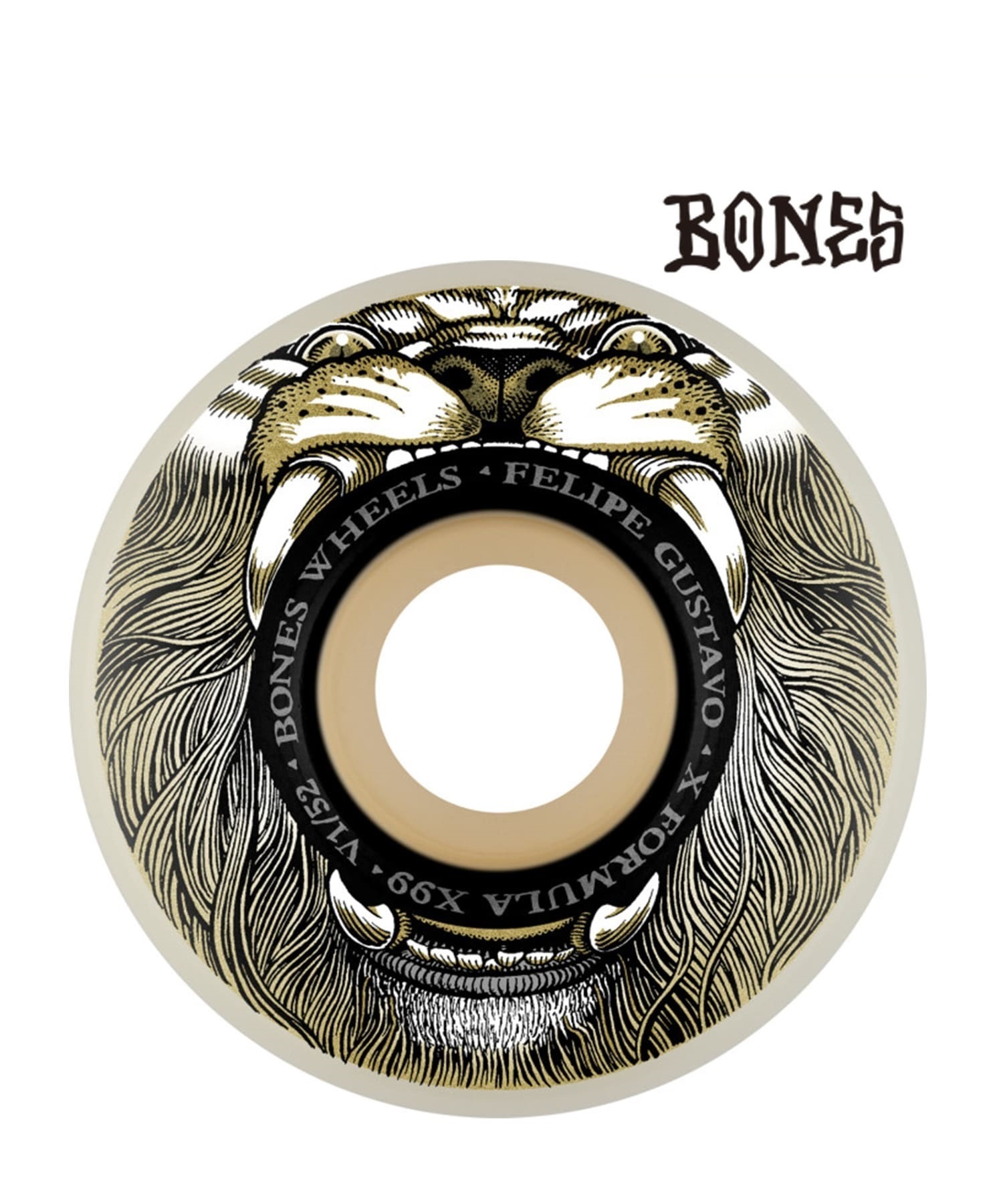 BONES WHEELS ボーンズ ウィール スケートボード ウィール X-FORMULA GUSTAVO MANEEVENT 52mm 99A V1(WT-52mm)