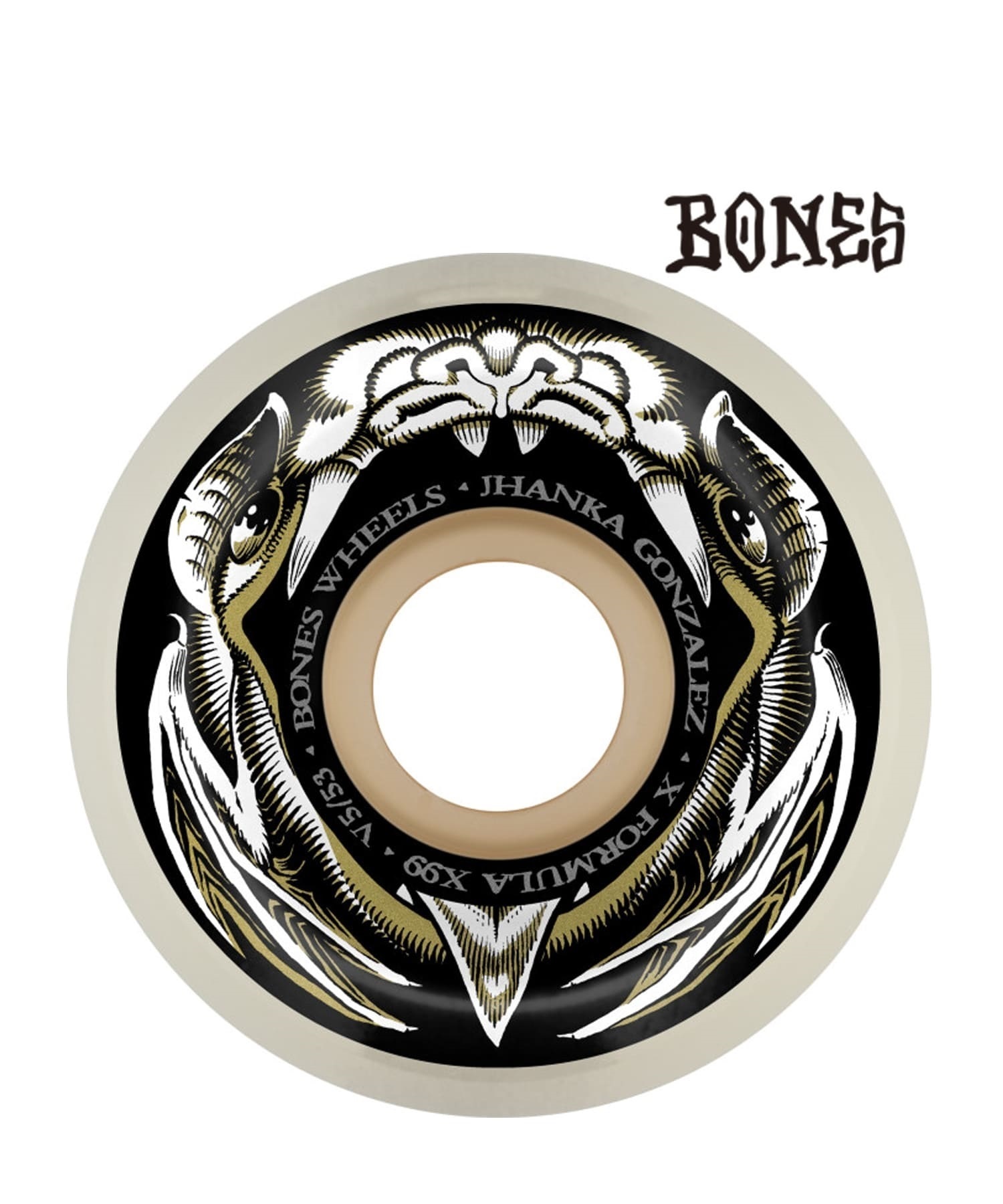 BONES WHEELS ボーンズ ウィール スケートボード ウィール X-FORMULA JHANKA NIGHTFLIGHT 52mm 99A V5(WT-53mm)