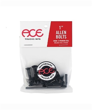 スケートボード パーツ ビス ACE TRUCK エース トラック BOLTS ALLEN  Z-01052208020 1inch KK