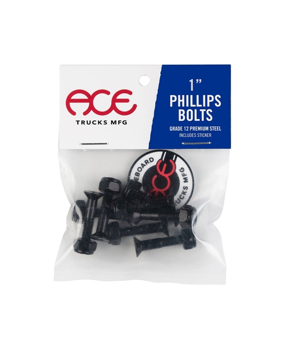 ACE TRUCK エース トラック スケートボード パーツ BOLTS PHILLIPS 1