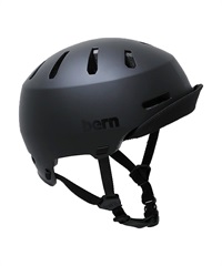 スケートボード ヘルメット BERN バーン MACON VISOR2.0 MBK KK I7(BLK-S)