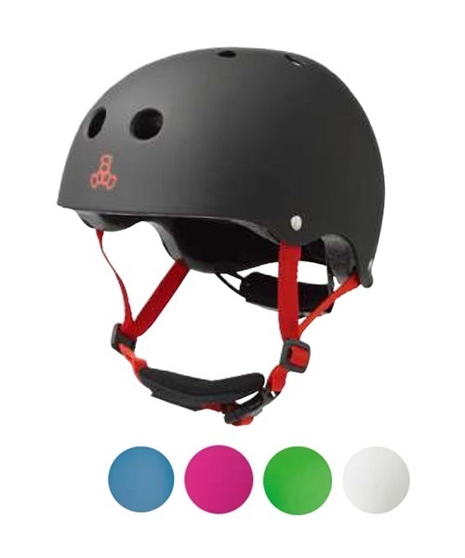 スケートボード ヘルメット triple eight トリプル エイト LIL8 YOUTH HELMETS(BLGLO-ONESIZE)