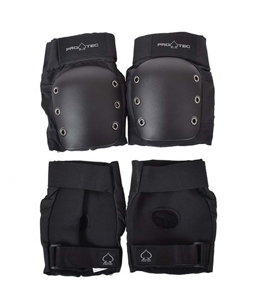 スケートボード プロテクター PROTEC プロテック STREET KNEE PAD ストリート ニー パッド 膝用 II E27(Blk-S)