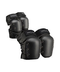 スケートボード プロテクター PROTEC プロテック KNEE ELBOW PAD SET OPEN BACK KK I7