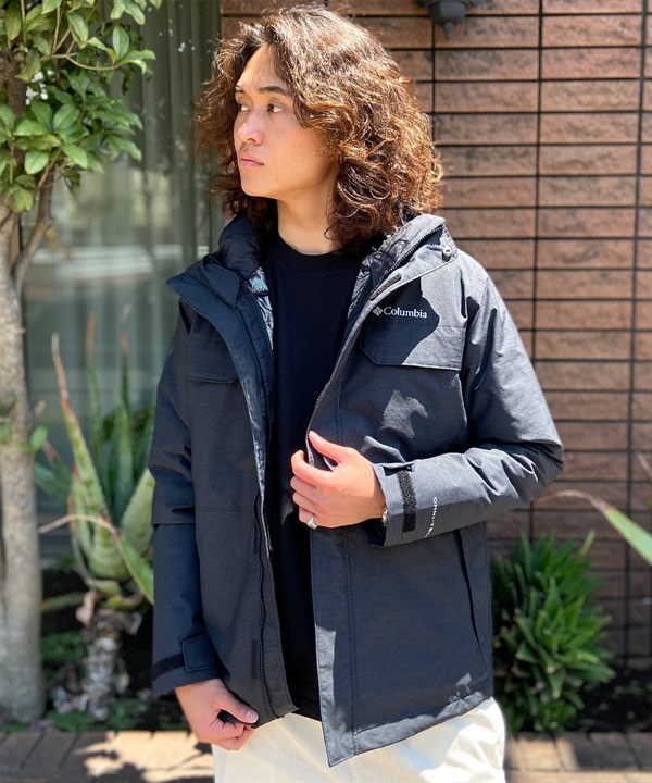 【マトメガイ対象】Columbia/コロンビア Cloverdale Interchange Jacket クローバーデール インターチェンジ メンズ ジャケット 3WAY 防水 WE1489