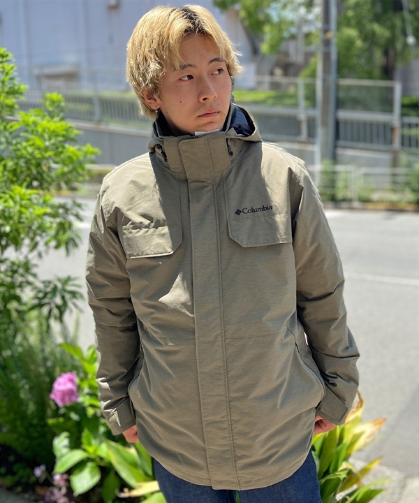 【マトメガイ対象】Columbia/コロンビア Cloverdale Interchange Jacket クローバーデール インターチェンジ メンズ ジャケット 3WAY 防水 WE1489