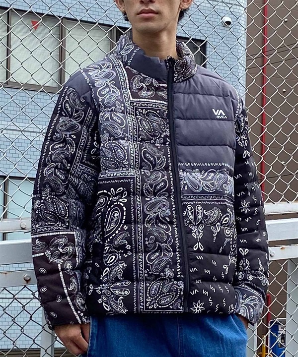 【マトメガイ対象】RVCA/ルーカ BREEZY PUFFER JACKET メンズ ダウン パフジャケット BD042-784