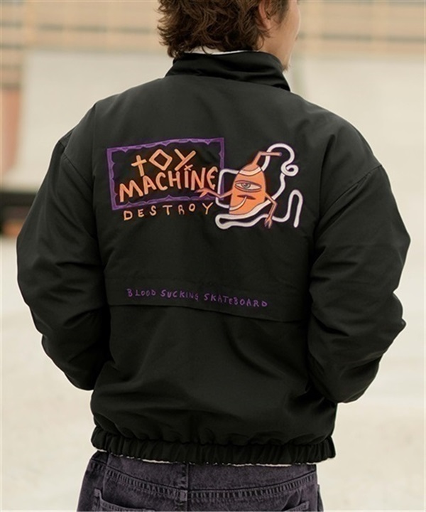 【ムラサキスポーツ限定】TOY MACHINE/トイマシーン ジャケット ビッグシルエット リバーシブル フリース MTMFDJK10