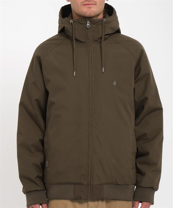 【マトメガイ対象】VOLCOM/ボルコム HERNAN 5K JACKET メンズ ヘビーウェイト フーデッドジャケット 撥水 中綿 A1732304