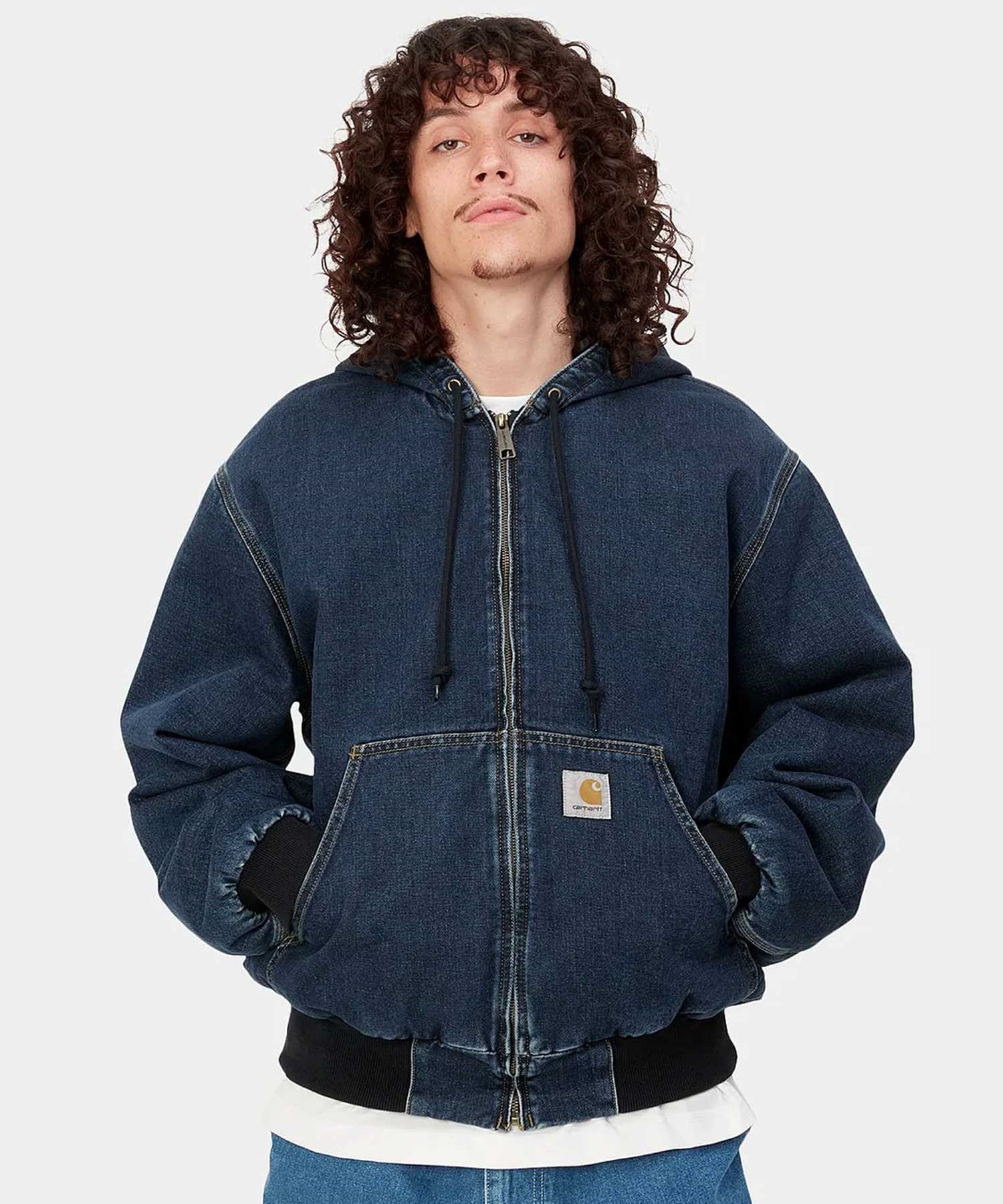 Carhartt WIP/カーハートダブリューアイピー OG ACTIVE JACKET メンズ ジャケット デニム ルーズフィット I032232(BLWAS-M)