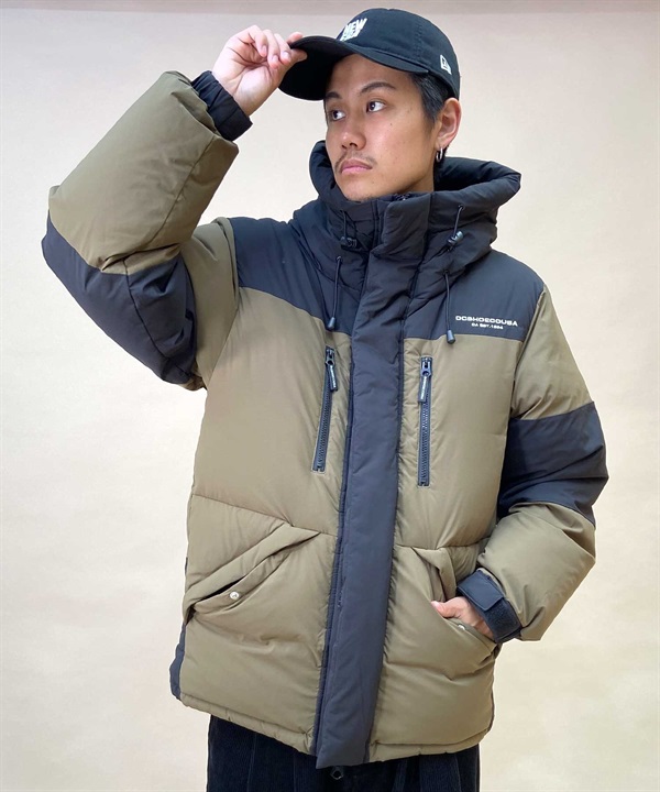 DC/ディーシー 23 DOWN GLACIER JACKET23 メンズ ダウン グレーシャー ジャケット 撥水 ワンポイント ダウンJKT DJK234051