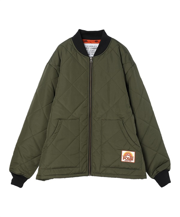 【マトメガイ対象】POLER ポーラー NY/NWDIAMOND QUILTED JKT 233MCV0016 メンズ ジャケット