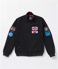 VOLCOM/ボルコム コラボ PATCH JACKET BLACK メンズ レーシングジャケット ブラック A1632302(BLK-M)