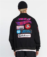 VOLCOM/ボルコム コラボ PATCH JACKET BLACK メンズ レーシングジャケット ブラック A1632302