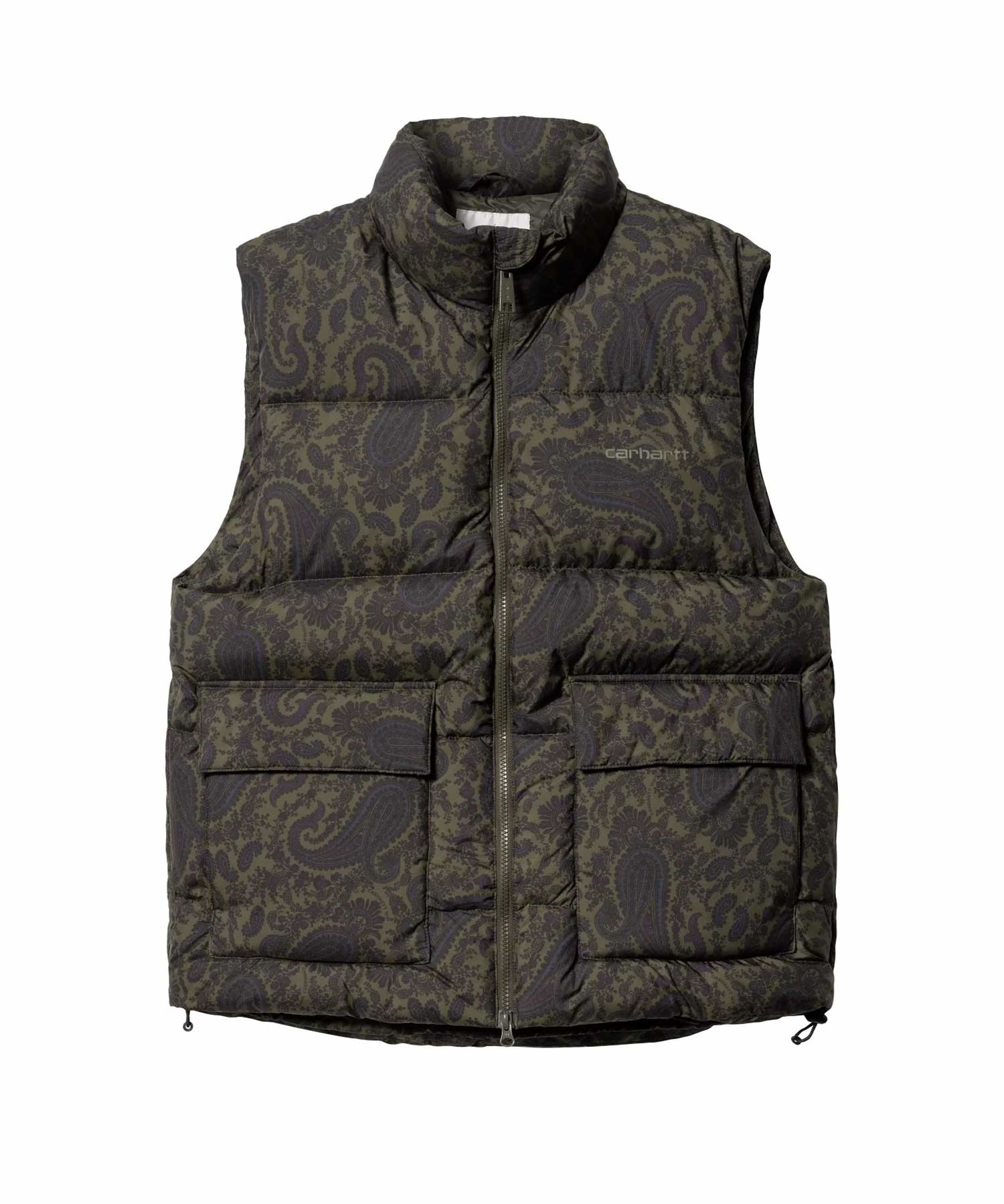 Carhartt WIP/カーハートダブリューアイピー SPRINGFIELD VEST メンズ 中綿 ベスト レギュラーフィット I032265(PASBK-S)