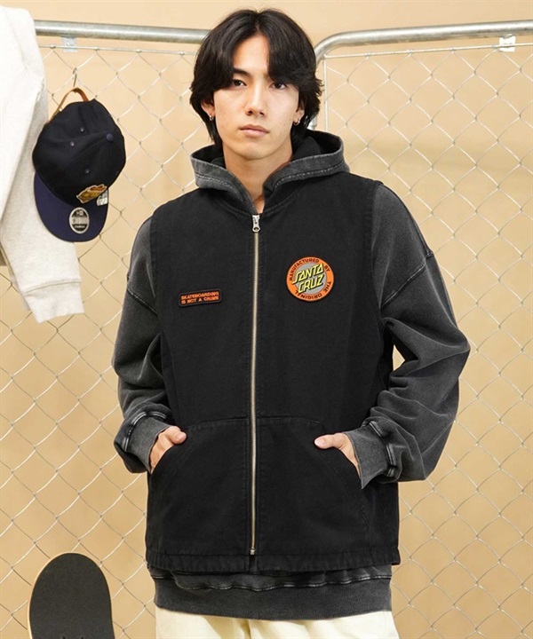 【ムラサキスポーツ限定】 SANTACRUZ/サンタクルーズ Mfg Dot Work Vest ムラサキスポーツ限定 502241201