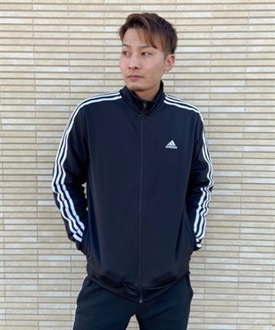 【マトメガイ対象】adidas アディダス Must Haves 3-Stripes Warm Up Jacket ジャケット JKL57 トラックジャケット GN0749 メンズ IX1 B11(GN0749BLACK-M)