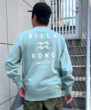 BILLABONG/ビラボン トレーナー クルーネック プルオーバー スウェット ロゴ 裏毛 BD012-008