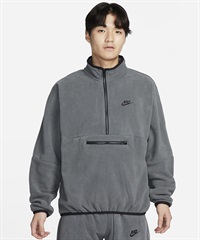 NIKE/ナイキ クラブ フリース+ メンズ 1/2ジップ フリース トップ ハーフジップ グレー DX0526-068