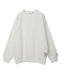 DEAR LAUREL ディアローレル MUJI D23F1104 メンズ トレーナー(WHT-M)