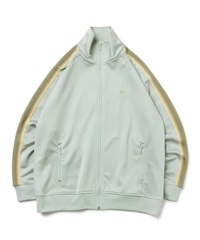 NEW ERA ニューエラ メンズ サイドテープ トラックジャケット グレー Performance Apparel ジャージ ジップアップ セットアップ対応 13755329(GRY-M)