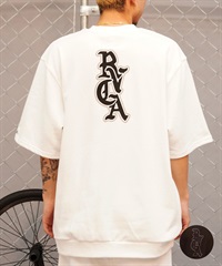 RVCA ルーカ OE HALF SWEAT CREW メンズ 半袖 トレーナー クルーネック バックプリント セットアップ対応 BE041-005