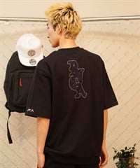 RVCA ルーカ OE HALF SWEAT CREW メンズ 半袖 トレーナー クルーネック バックプリント セットアップ対応 BE041-005