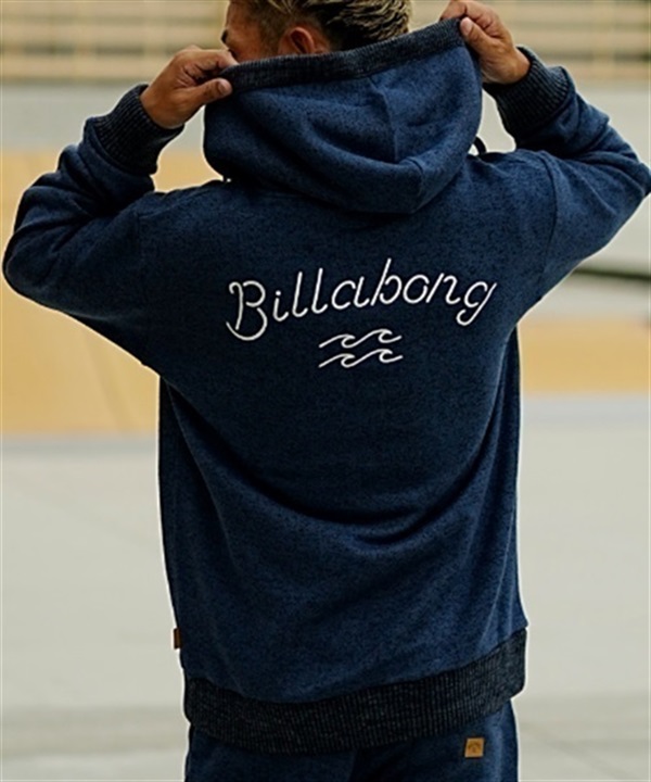 BILLABONG/ビラボン KNIT FLEECE ニット フリース ジップアップ パーカー 裏起毛 セットアップ対応 BD012-024