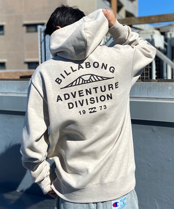 BILLABONG/ビラボン メンズ パーカー プルオーバー スウェット 撥水 裏起毛 ムラサキスポーツ別注 オンラインストア限定 BD012-032