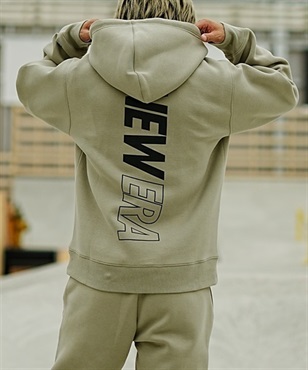 NEW ERA/ニューエラ PA TECH SWEAT POH VERTICAL LOGO パーカー プルオーバー バックプリント セットアップ対応 13944294 ムラサキスポーツ別注