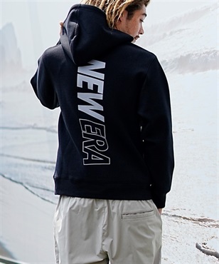 NEW ERA/ニューエラ PA TECH SWEAT POH VERTICAL LOGO パーカー プルオーバー バックプリント セットアップ対応 13944295 ムラサキスポーツ別注