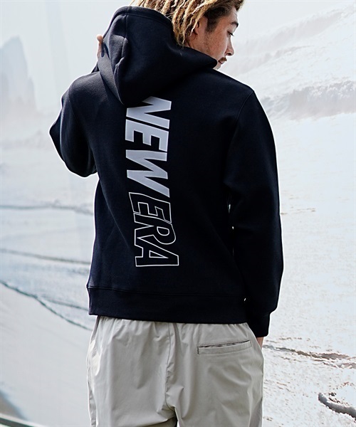 NEW ERA/ニューエラ LOGO パーカー プルオーバー バックプリント