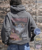 THRASHER/スラッシャー パーカー ピグメント染 カスレバックプリント ヴィンテージライク 23MS-PHD2 ムラサキスポーツ別注(AUG88-M)