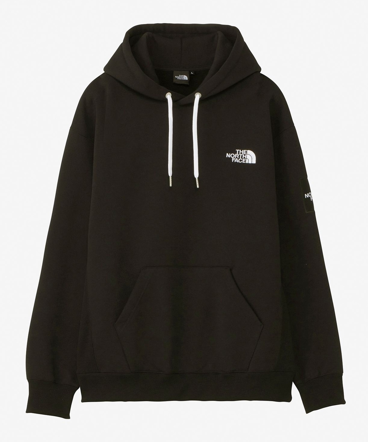 THE NORTH FACE/ザ・ノース・フェイス Square Logo Hoodie スクエアロゴフーディ メンズ パーカー プルオーバー 裏起毛 NT62338 K(K-S)