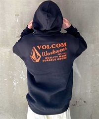 VOLCOM ボルコム A4102098 メンズ バックプリント プルオーバー パーカー 裏起毛 オーバーサイズ