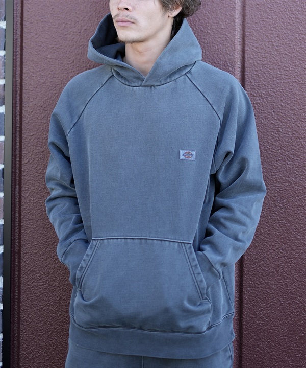 Dickies/ディッキーズ メンズ パーカー プルオーバー スウェット ピグメント 裏毛 セットアップ対応 ムラサキスポーツ別注 80233400