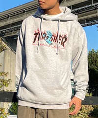 【マトメガイ対象】SANTACRUZ/サンタクルーズ SCxTHRASHER MB HOOD SCREAMING FLAME メンズ パーカー 510234303 ムラサキスポーツ別注