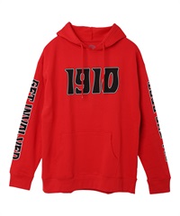 1910 ナインティーンテン DESI PEAKING HOODY MHD012301-1 メンズ パーカー(RED-L)