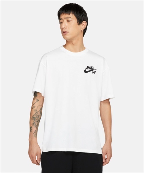 【マトメガイ対象】NIKE SB ナイキエスビー ロゴ スケートボード Tシャツ DC7818-100 メンズ 半袖 Tシャツ II3 G20(100-M)