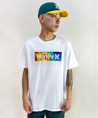 【マトメガイ対象】Hurley ハーレー MSS2200052 メンズ 半袖 Tシャツ ブランドロゴ バックプリント ムラサキスポーツ限定(WHT-S)