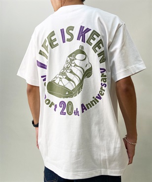 KEEN キーン 1028429 ユニセックス 半袖 Tシャツ バックプリント 速乾 オーガニックコットン KK G13