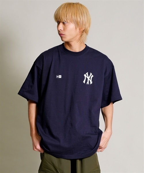 NEW ERA ニューエラ SST SSOT NEYYAN 13717522 メンズ 半袖 Tシャツ バックプリント ムラサキスポーツ限定 KK1 C29(NVWT-M)